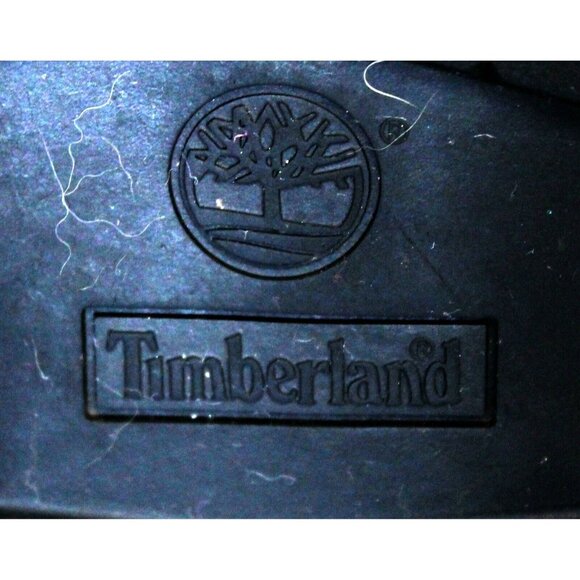 Timberland Hiking Work Boots Kids Little Boys 13 Brown Padded Patterned High Top - Picture 10 of 12